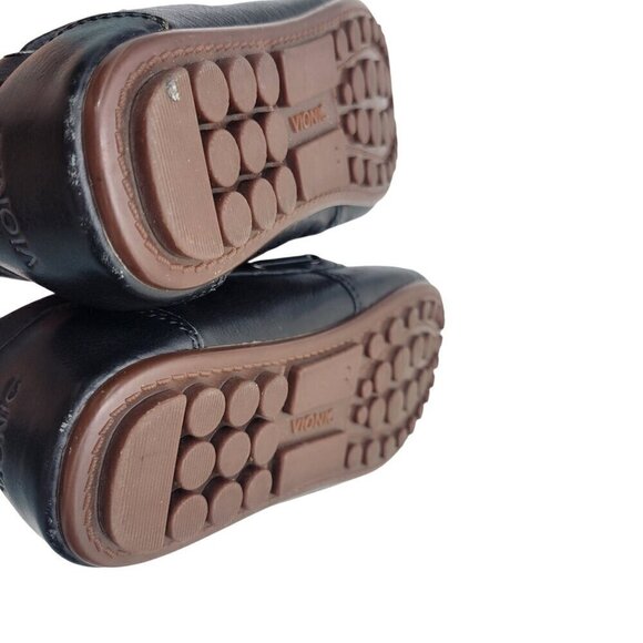 Vionic Women's Honor Virginia Black Leather Loafers, Boat Shoes Size 8 - Picture 8 of 11